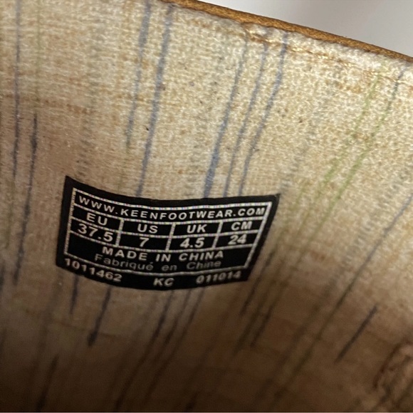 Keen Womens Tyretread Tall Riding Boots Snow Leather Waterproof Tan Size 7 - Picture 9 of 12